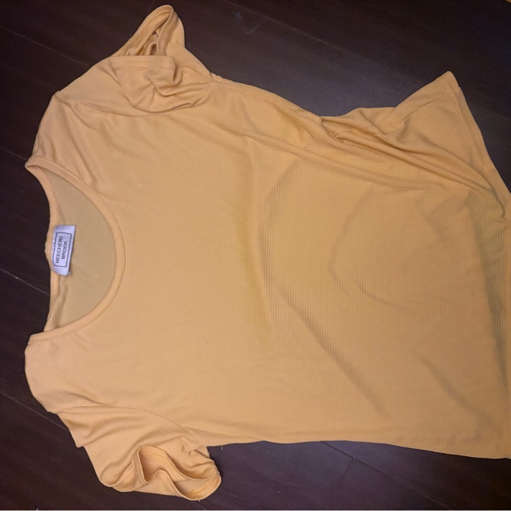 Unique Vintage Mustard Short Sleeve Tee